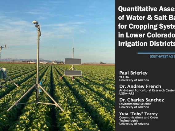 Embedded thumbnail for 2022 Southwest Ag Summit Presentation: Water &amp; Salt Balance
