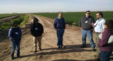 visiting fields and discussion on bird intrusions