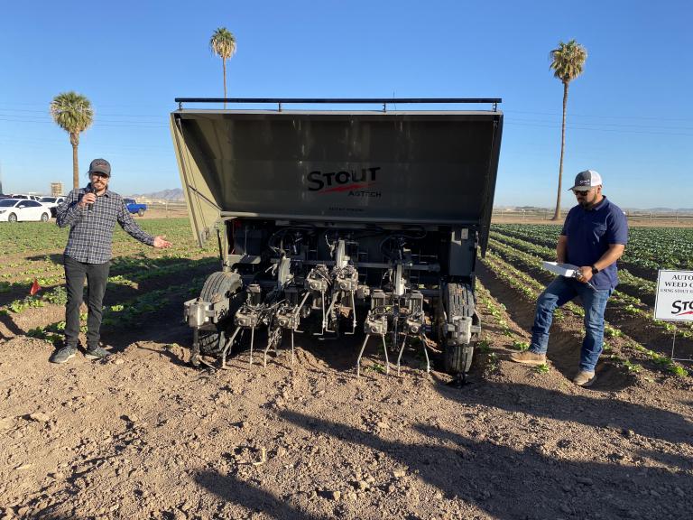 Automated Weed Control Using Stout Smart Cultivator - Stout AgTech